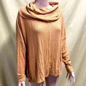 Status by Chenault big scoop cowl neck sweater women's Small autumn color NWOT